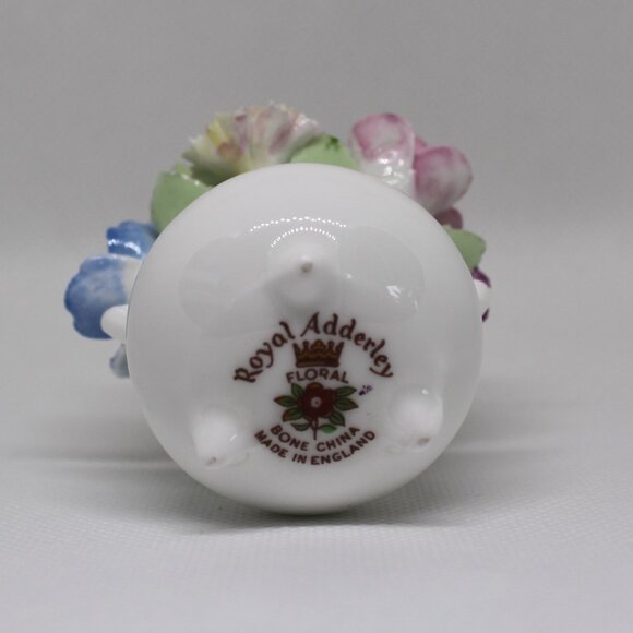 Vintage Royal Adderley Bone China Floral Arrangement – Hand Painted, England - Picture 8 of 10